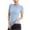 *Blue, variant on ClodeEU Women's Crewneck Short Sleeve T-Shirt,Slim FittedStretchy Bodycon Basic Tee Tops Black,Womens Plus L