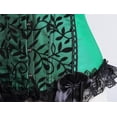 thumbnail image 2 of Plus Size Corsets for Women Floral Overbust Corset Top Bustier Lingeire, 2 of 5