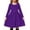 A-purple, variant on Arshiner Girls Black Dress Long Sleeve Fall Winter Formal Church Midi Dresses Black Size 14-16
