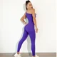 thumbnail image 5 of Mamelucos de Yoga, ropa deportiva, traje sin costuras para mujer, acanalado, Yoga, mono ajustado de una pieza sin mangas, deporte, gimnasio, entrenamiento, monos de Fitness, 5 of 5