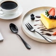 thumbnail image 3 of vancasso 60 Piece Silverware Sets , Stainless Steel Knife and Fork for 10，Black Round handle, 3 of 5