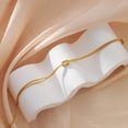 thumbnail image 4 of Pulseras GRCLD Love Knot Pinky Promise chapadas en oro de 14 quilates, 4 of 6