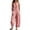 A-RD22699, variant on SONXAHE Gingham Plaid Sleeveless Jumpsuit For Women Stand Collar Wide Leg Casual Bottoms