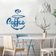 thumbnail image 2 of Acrílico Pegatinas Taza de café Restaurante Decoración Pegatinas Taza de café Pared Pegatinas Decoración, 2 of 3