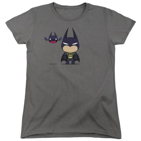 Batman Cute Batman S/S Women's T-Shirt-Charcoal