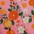 thumbnail image 5 of PRATYUS Peach Shower Curtains for Bathroom Decor - Pink Bathroom Shower Curtain Fabric Orange Bathroom Decor Curtains with Hooks - Colorful Shower Curtain Waterproof Curtains Floral 36x72, 5 of 7