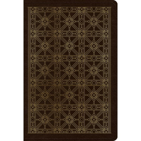 Cross Personal Agenda - ESV Personal Reference Bible (Trutone, Brown, Cross Grid Design)