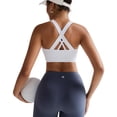 thumbnail image 4 of Sujetador deportivo RUNNING GIRL con espalda entrecruzada y acolchado con tiras para mujer, 4 of 9