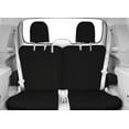 thumbnail image 2 of CalTrend Rear 50/50 Split Bench DuraPlus Seat Covers for 2003-2006 Honda Element - HD122-01DD Black Insert with Black Trim, 2 of 3