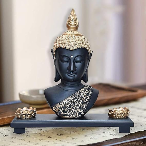 Handcrafted Lord Buddha Showpiece Figurine | Buddha Statue for Home Decor | Buddha Idol for House Warming