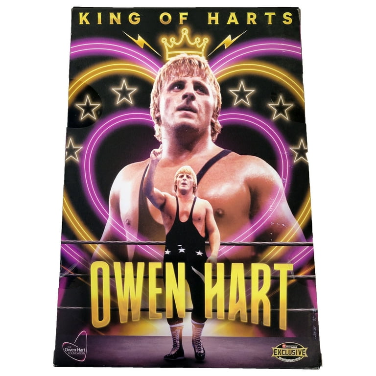 King of Harts Owen Hart - AEW Ringside Exclusive Jazwares AEW Toy Wrestling  Action Figure 