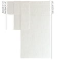 thumbnail image 5 of Hawmam Linen 6 Pack Bath Towels Set - Large, Soft, Absorbent, Quickdry, Low Lint Premium 100% Turkish Cotton Towels for Bathroom Sea Salt Cream Bathroom Set, 2 Washcloths, 2 Hand Towels, 2 Bath Towels, 5 of 7