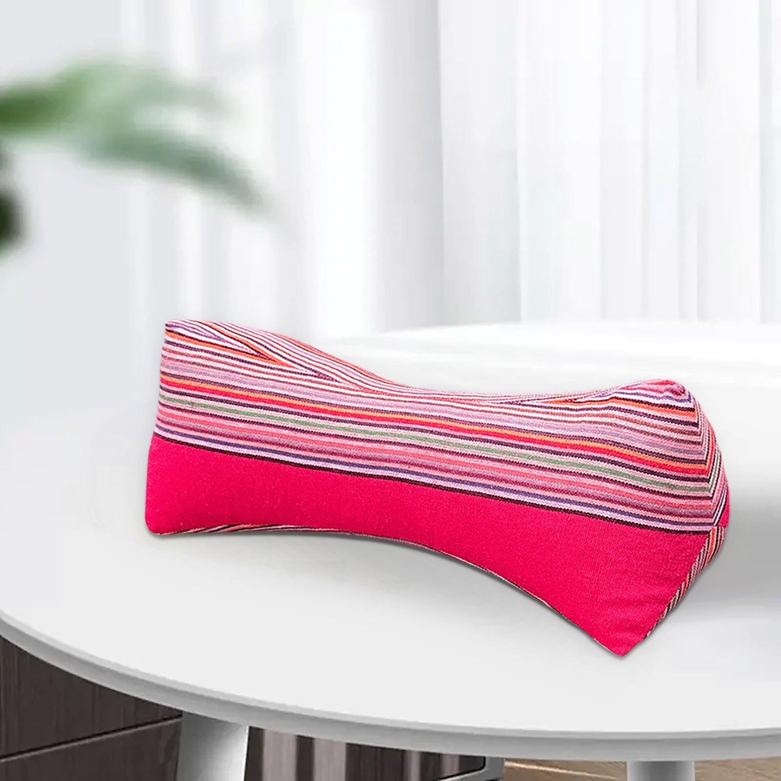 3 Packs Buckwheat Pillow for Neck Pain Relief Cervical Support Pillow with Ergonomic Design for Adults Home Office Travel Buckwheat Filled Pillow Core Orthopedic Bedding