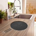 thumbnail image 4 of 32cm Silicone Splatter Screen Guard Nonstick Oil Grease Pan Lid for Frying Pan Skillet Cooking Silic, 4 of 5