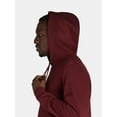 thumbnail image 4 of Athletic Works Men's and Big Men's Fleece Zip Hoodie Sweatshirt, Size S-5XLT, 4 of 5