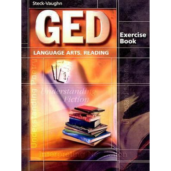Pre-Owned Ged Language Arts, Reading Exercise Book (Paperback) 0739836048 9780739836040