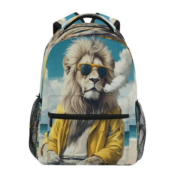 DIXRUYEE Backpack Schoolbag Chill Vibes Only Pattern 15L/18L 2-SIZE