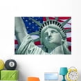 thumbnail image 1 of Statue Liberty Wall Mural Decal Sticker, Wallmonkeys Peel & Stick Vinyl Graphic (48 in W x 32 in H), 1 of 4