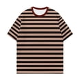 thumbnail image 4 of T-shirt Rayé pour Femmes 2026 Été Tendance Manches Courtes Col Rond Confortable Léger, 4 of 4