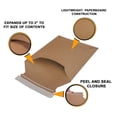 thumbnail image 5 of Brown Rigid Mailers, 7 x 9 Inches. Pack of 200 Photo Mailer Envelopes. Flat Cardboard Mailers Self-Seal. Sturdy Cardboard Photo Envelope. Recyclable Hard Shipping Envelopes, 5 of 8