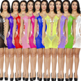 thumbnail image 1 of Lencería sexy, medias de malla de una pieza, cómodas y encantadoras, mono multicolor, 1 of 5