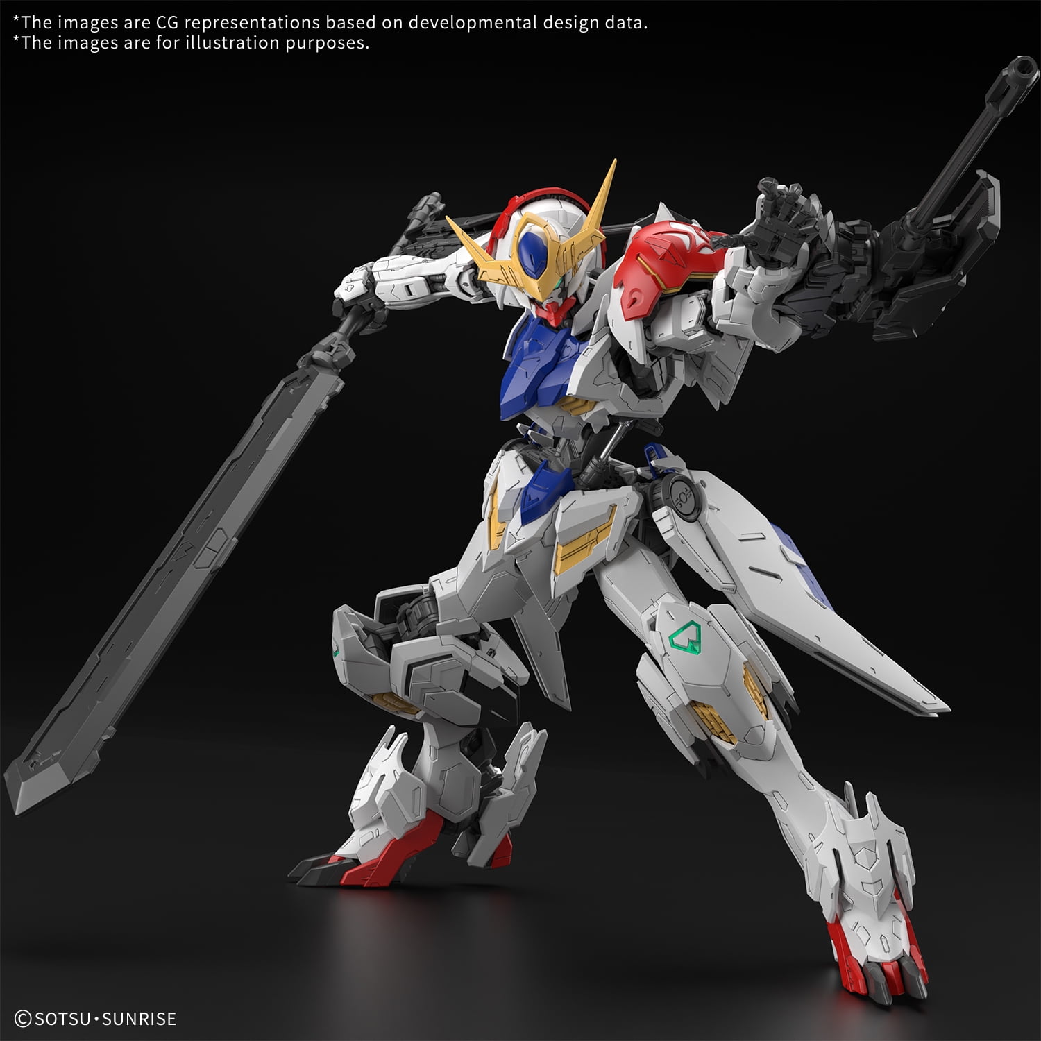 Bandai Hobby Mobile Suit Gundam Iron-Blooded Orphans MG 1/100 Gundam Barbatos Lupus model kit