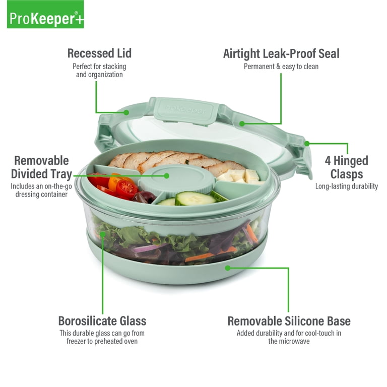 ProKeeper+ 5.8-Cup Glass Food Storage Container photo 7