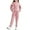 Pink, variant on SANMIO Toddler Girl Clothes 2 Piece Outfits Fashion Sweatshirts+Sweatpants Long Sleeve Tracksuit Clothing Set Size 3-8Y