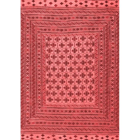 Ahgly Company Indoor Rectangle Southwestern Red Country Area Rugs, 2' x 5'