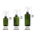thumbnail image 4 of Miangastore 5pcs 100ml Refillable Subpackaging Bottle Spray Bottle with Convenient Trigger Fine Mist Sprayer Set(Green), 4 of 8