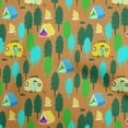 thumbnail image 1 of oneOone Polyester Lycra Orange Fabric Camping Sewing Craft Projects Fabric Prints By Yard 56 Inch Wide, 1 of 5