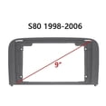 thumbnail image 4 of Fascia de radio de coche de 2 DIN para S80 1998-2006, adaptador de placa de marco de estéreo de DVD, instalación en el tablero B, 4 of 5