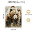 thumbnail image 2 of Nawypu  Bear Art Wall Decor Rustic Woodland Bears Paintings Canvas Decor Animal Pictures Wall Art for Bedroom and Livingroom, 2 of 5