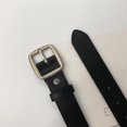 thumbnail image 5 of Tiqkatyck Belt Buckle Sales Today Clearance Women's Belt Casual Belt Retro Fashion Decoration Square Imitation Leather Belts for Women Black, 5 of 6