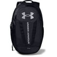 thumbnail image 1 of Under Armour Hustle Backpack, Black (001)/Silver, One Size Fits All, 1 of 5