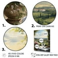 thumbnail image 3 of Designart "Romantic Vineyard Vista" Vineyard Floater Framed Wall Decor, 3 of 5