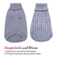 thumbnail image 3 of Suéter para perros pequeños, suéter para clima frío, ropa clásica de cuello alto, gruesa y cálida., 3 of 5