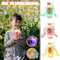 thumbnail image 1 of Fiudx Ofertas Y Liquidación Máquina De Burbujas Estilo Taza De Té Con Leche Con Luz Y Música, Juguete Soplador De Burbujas Automático Para Cumpleaños, Líquido De Burbujas 120Ml, 1 of 2