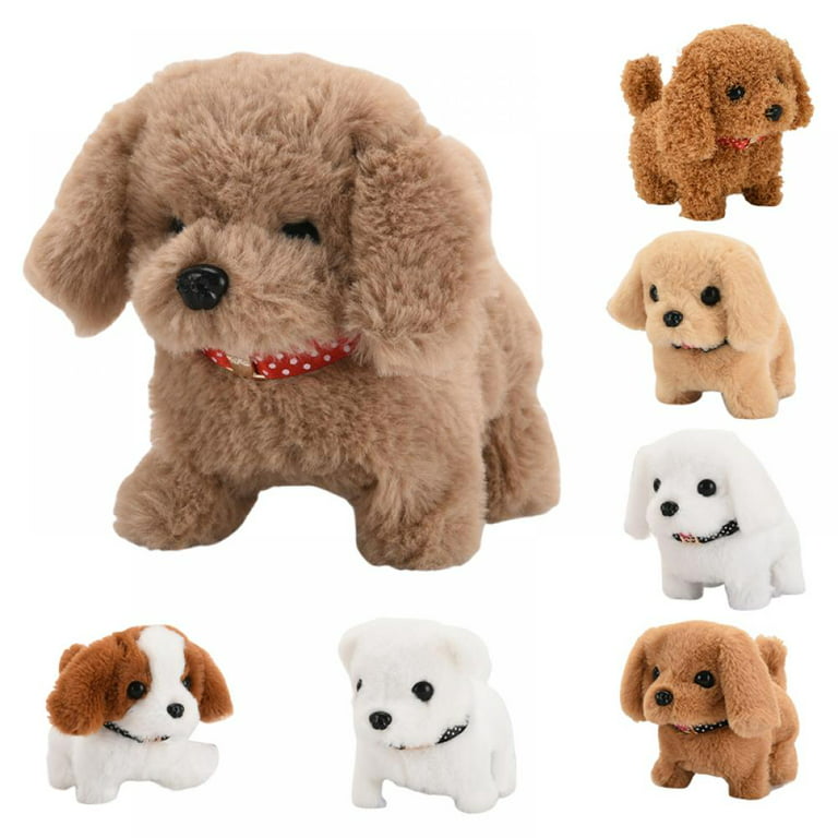 Cute Interactive Plush Dog Toys (Wiggles, Vibrates & Barks – Dog Toys for  Boredom & Stimulating Play)