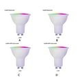 thumbnail image 4 of Cateissary Graffiti Wifi Smart Light Cup Spotlight Función de memoria Temporizador Configuración Control de grupo GU10 RGB CW Iluminación y accesorios Bluetooth GU10-220V, 4 of 6