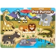 thumbnail image 4 of Melissa & Doug World of Animals Wooden Peg Puzzles Set - Pets, Farm, and Safari, 4 of 4