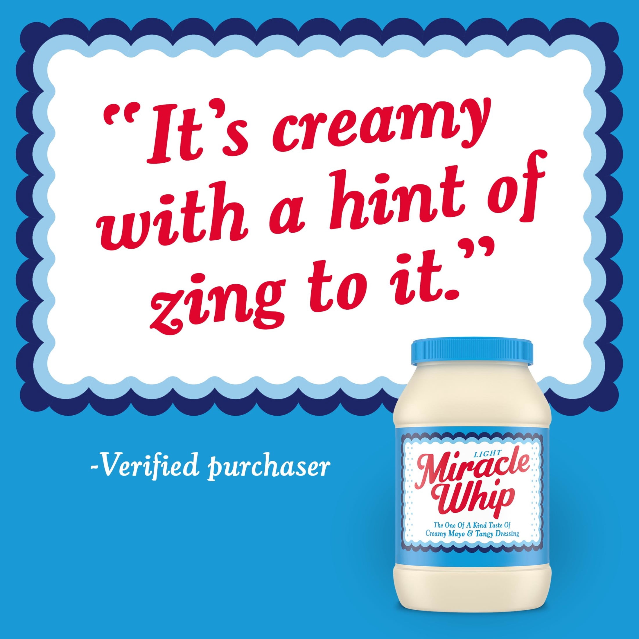 Miracle Whip Light Mayo-like Dressing, 30 fl oz Jar