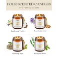 thumbnail image 4 of Juego de velas aromáticas Candle AOOVOO, 4 piezas, velas de soja de 1,06 litros, 4 of 7
