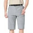 thumbnail image 4 of WERYOUNG Mens Athletic Shorts Casual Solid Color Button Trousers Shorts With Zipper Pockets Basketball Running Shorts Male Relaxed Fit Sports Shorts,Light Gray,Xxl, 4 of 7