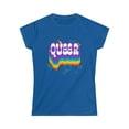 thumbnail image 4 of Queer Tshirt Gay LGBTQ Flag Lesbian Gay Pride Month Rainbow Womens T Shirts, 4 of 8