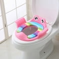 thumbnail image 5 of Coollooc Children's Toilet Children Auxiliary Toilet Seat Baby Potty Trainer Non Slip Toilet Training Seat Travel Potty Seat for Boys and Girls, 5 of 6