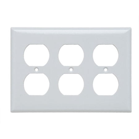Legrand-Pass & Seymour Pass and Seymour Smooth Wall Place 3 Gang Duplex White