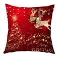 thumbnail image 2 of Suncoda Christmas Pillow Covers, Soft Plush Christmas Decorative Throw Pillowcases, Throw Pillows for Couch Xmas Tree Holiday Wedding Party, Christmas Gifts, 2 of 2