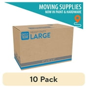 (10 pack) Pen+Gear Large Heavy Duty Kraft Moving Boxes, 27L x 15W x 17H