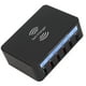 thumbnail image 1 of Bloque de estación de carga de teléfono USB 40W 6 puertos QC 3.0 Base de carga inalámbrica con pantalla LCD 100-240V Enchufe negro de EE. UU., 1 of 8